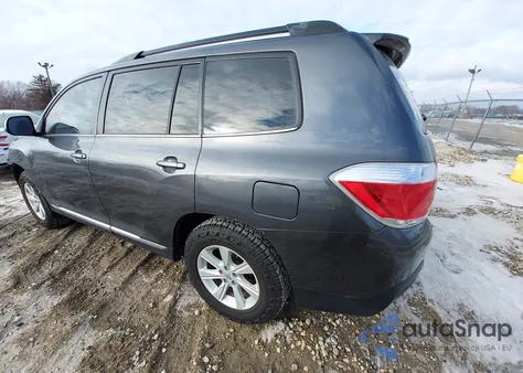 2012 Toyota Highlander Se V6 z USA, uszkodzony, nr VIN 5TDBK3EHXCS097955